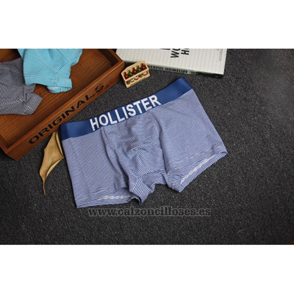 Boxer Hollister Hombre Rayas Azul 